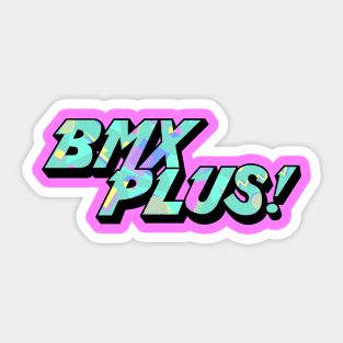 BMX PLUS Retro 90s Graphic Sticker